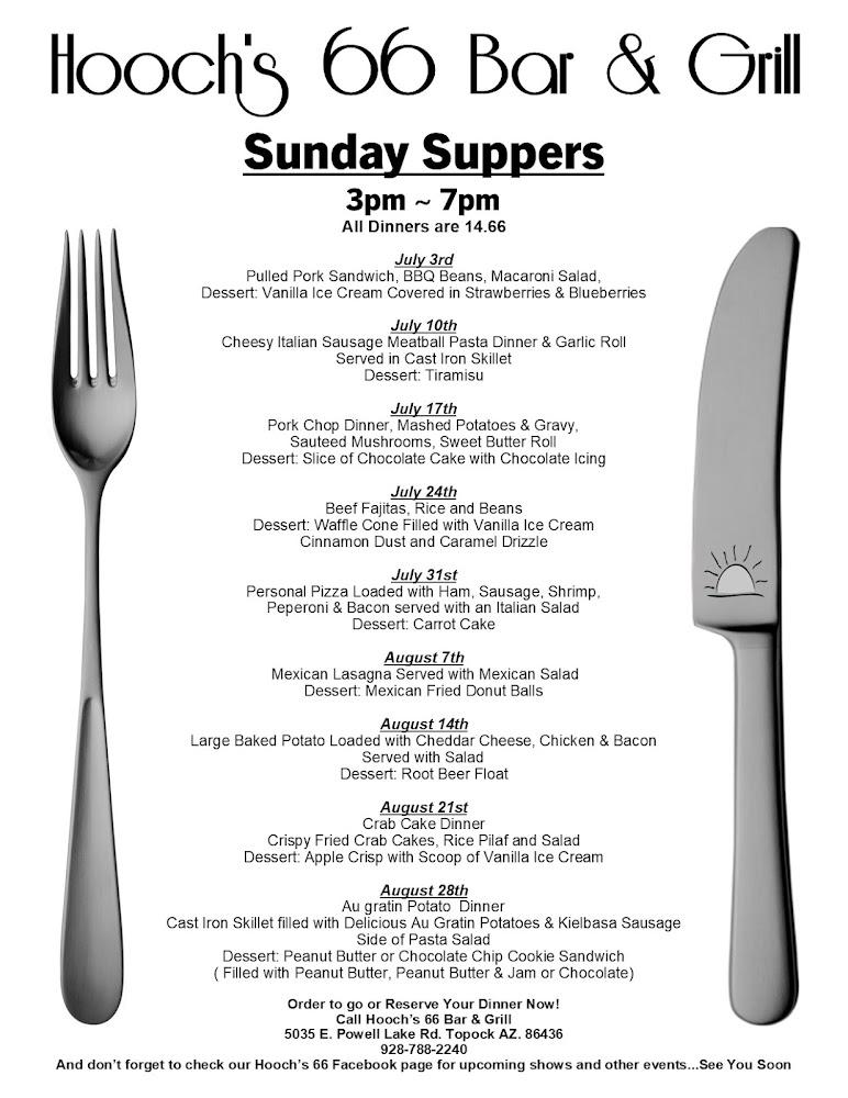 Hooch's 66 Bar & Grill Menu image 2