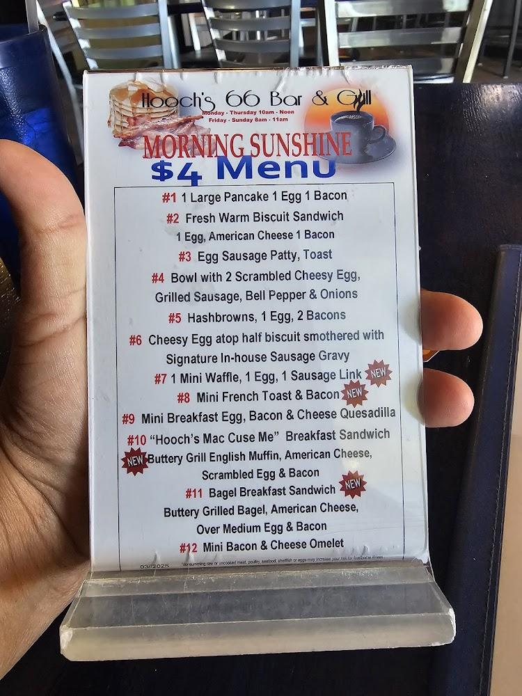 Hooch's 66 Bar & Grill Menu image 3