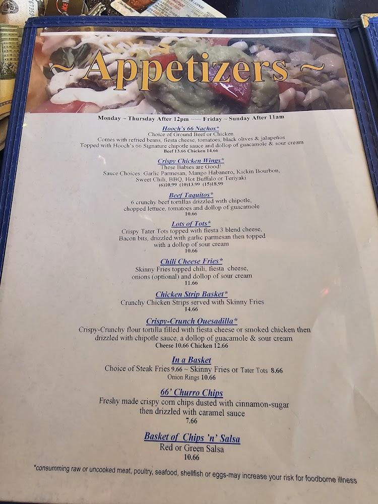 Hooch's 66 Bar & Grill Menu image 4